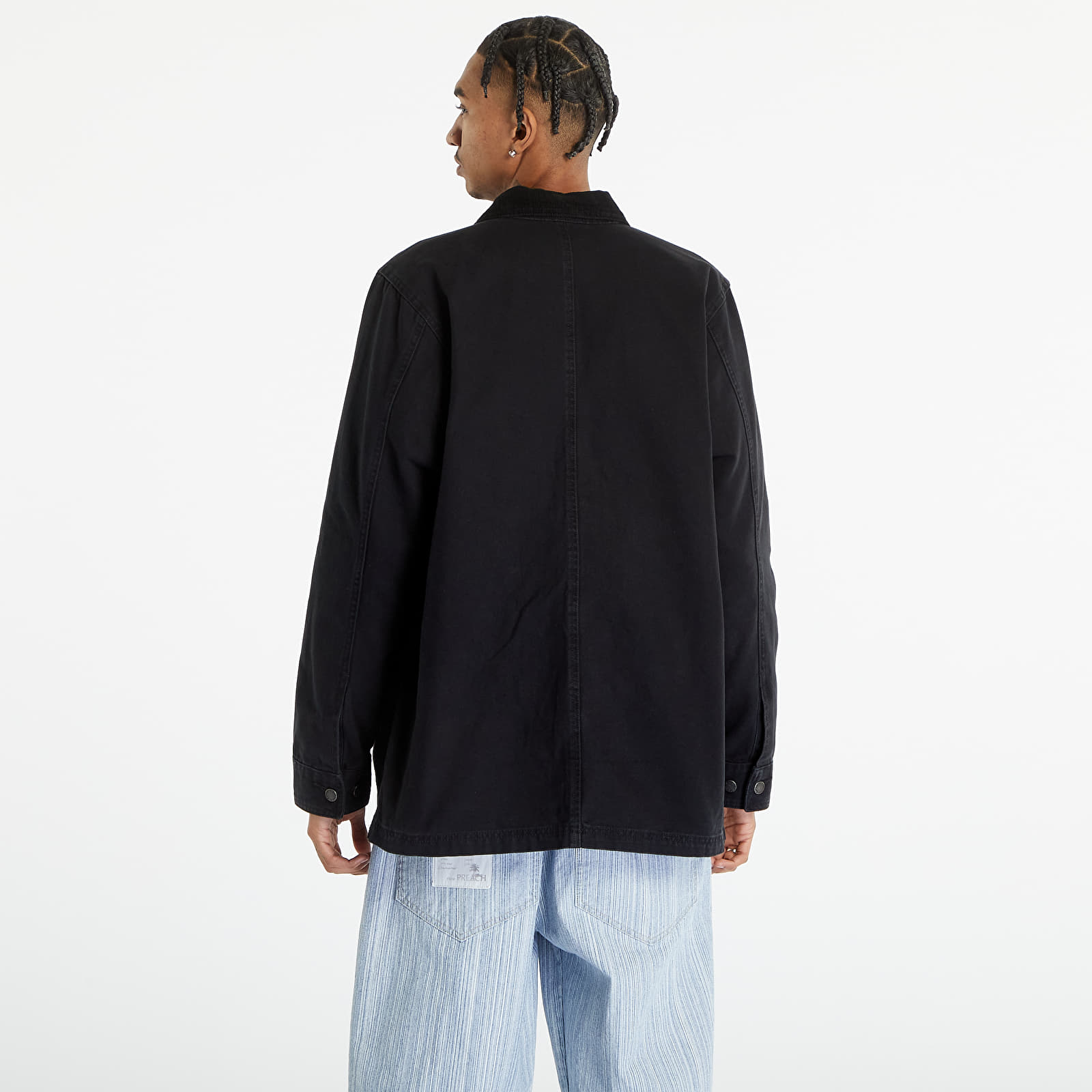 Kabátok Dickies Duck Canvas Unlined Chore Coat Stone Washed Black