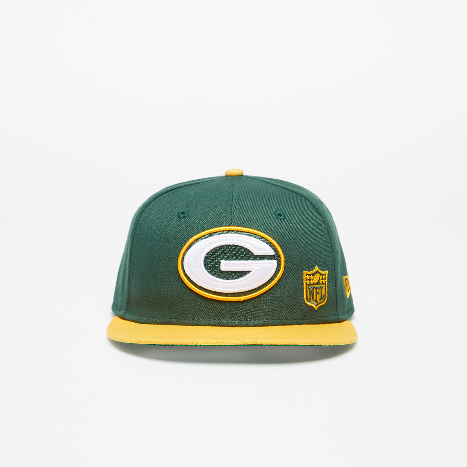 New Era - green bay packers team arch 9fifty snapback cap green/ yellow
