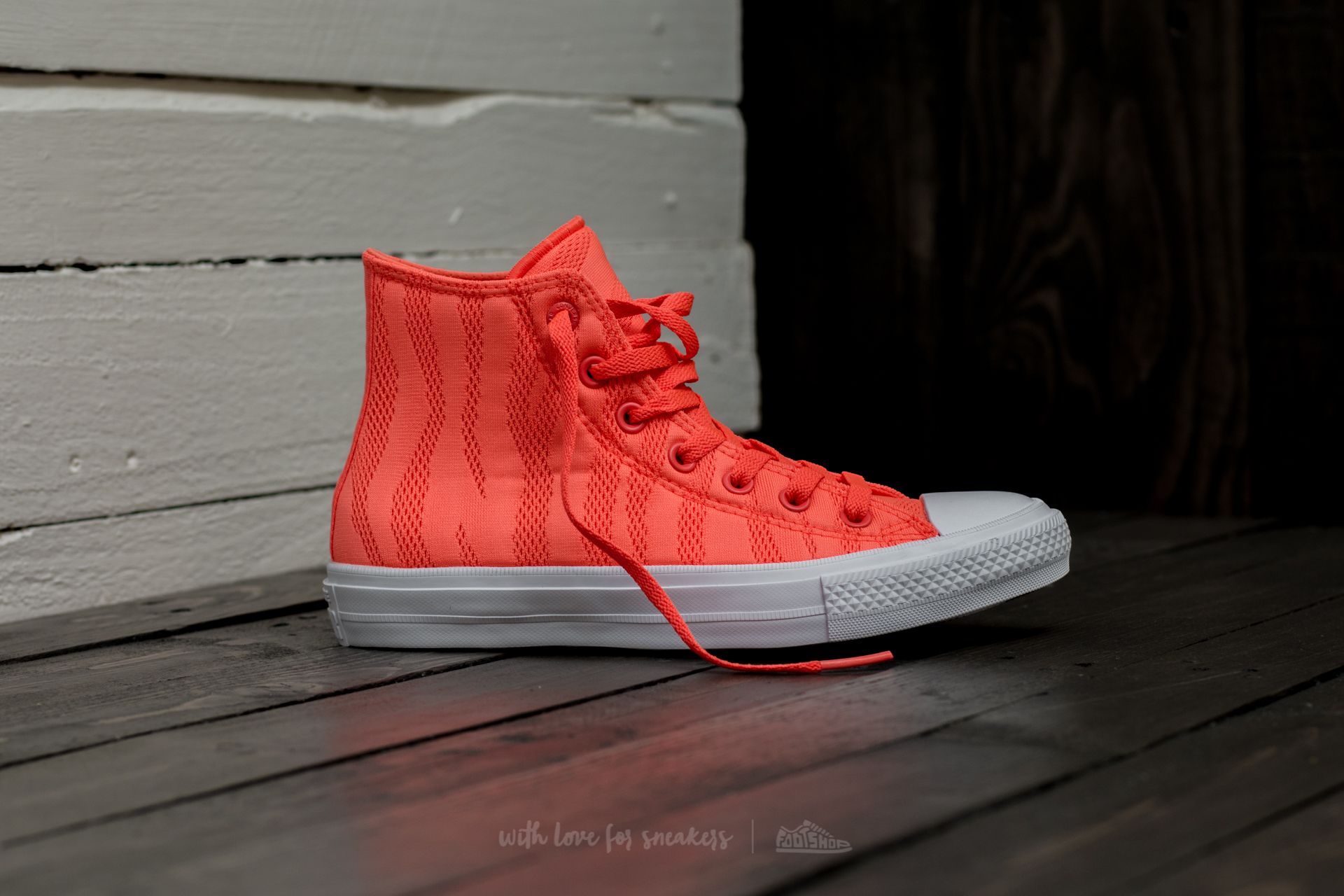 Férfi cipők Converse Chuck Taylor All Star II Hi Hyper Orange/ White/ Gum