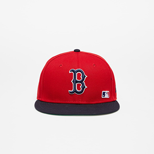 New Era Boston Red Sox Team 9FIFTY Snapback Cap Red Navy Footshop