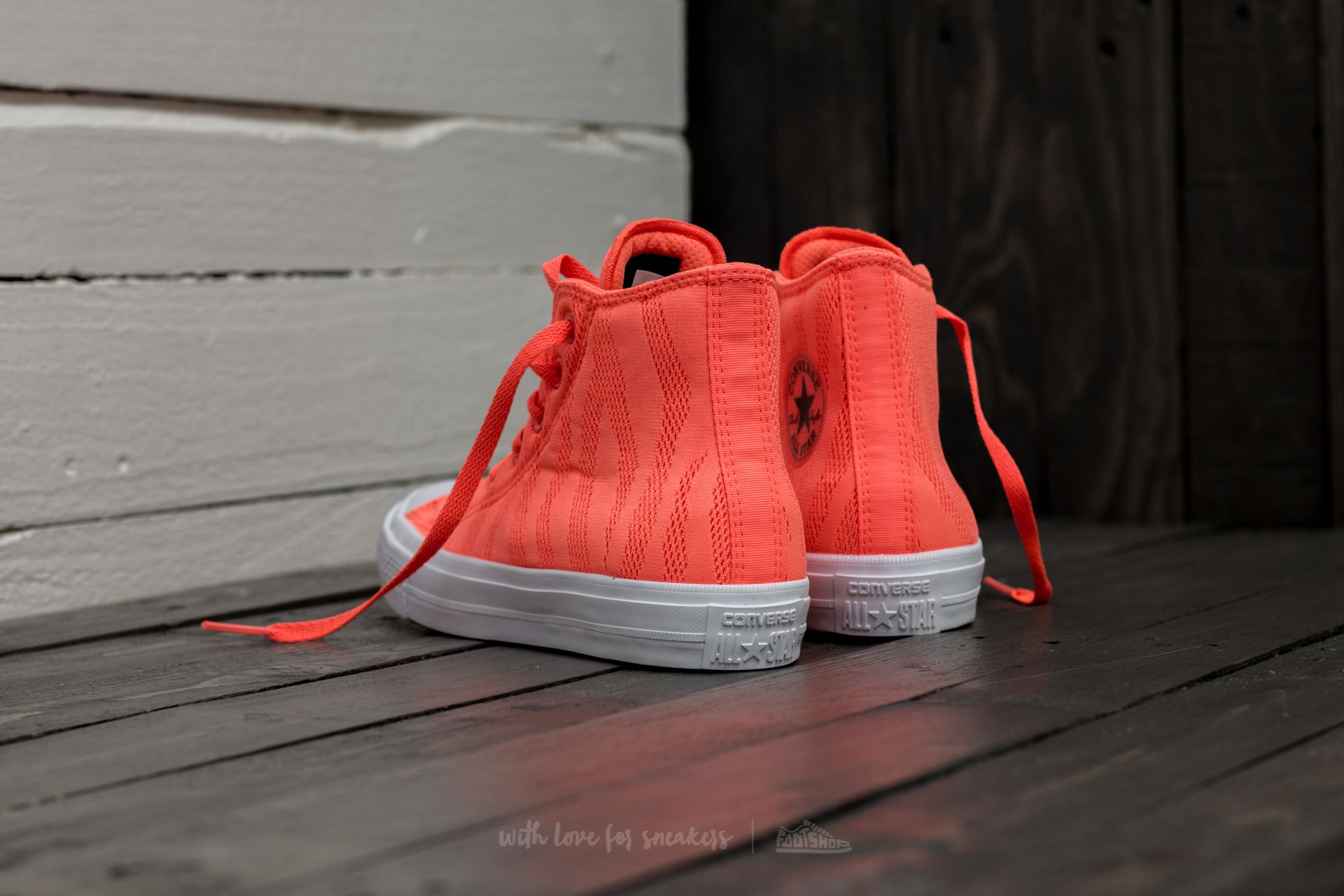 Férfi cipők Converse Chuck Taylor All Star II Hi Hyper Orange/ White/ Gum