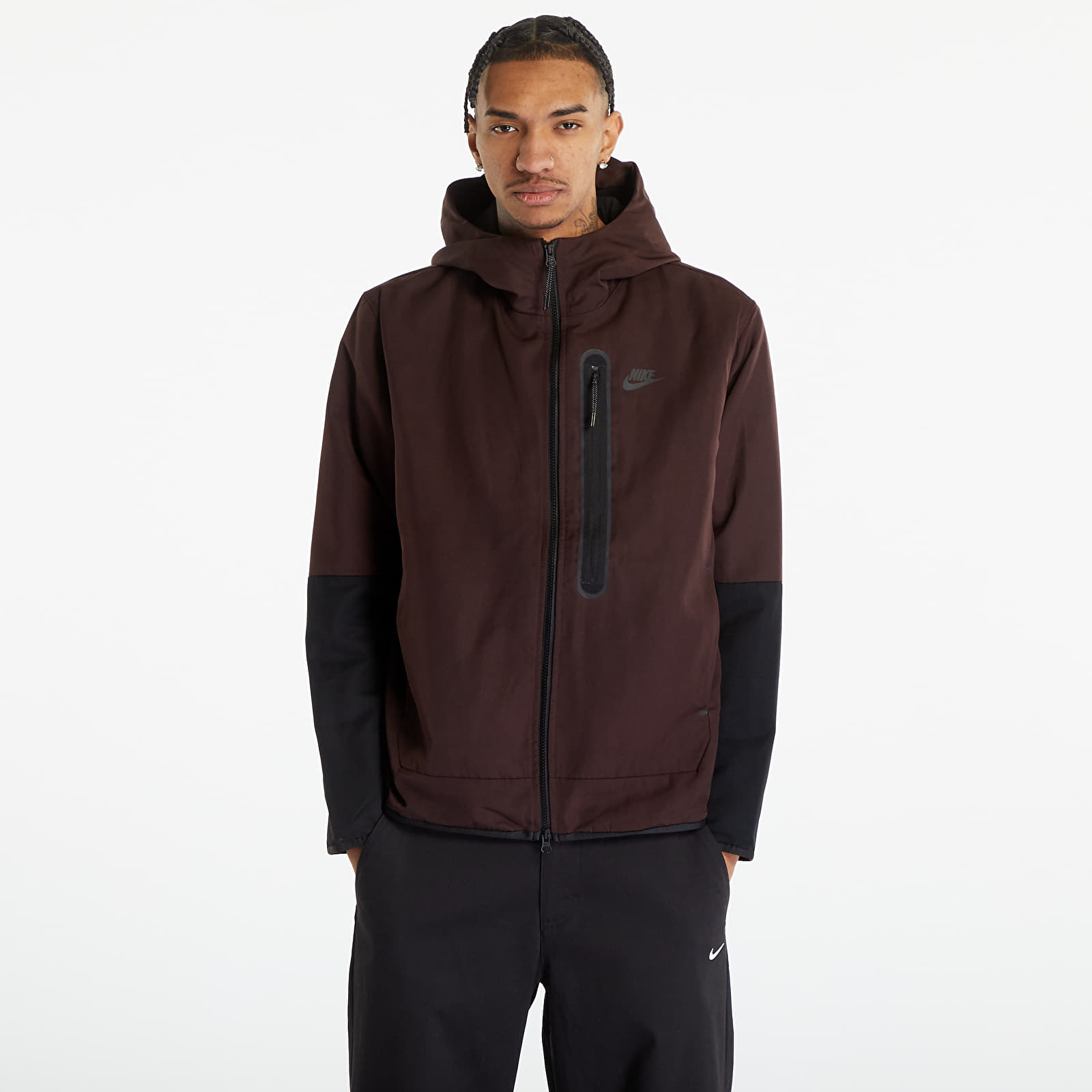 Jakne  Nike Sportswear Woven Repel Insulated Hooded Jacket Brown Basalt/ Black