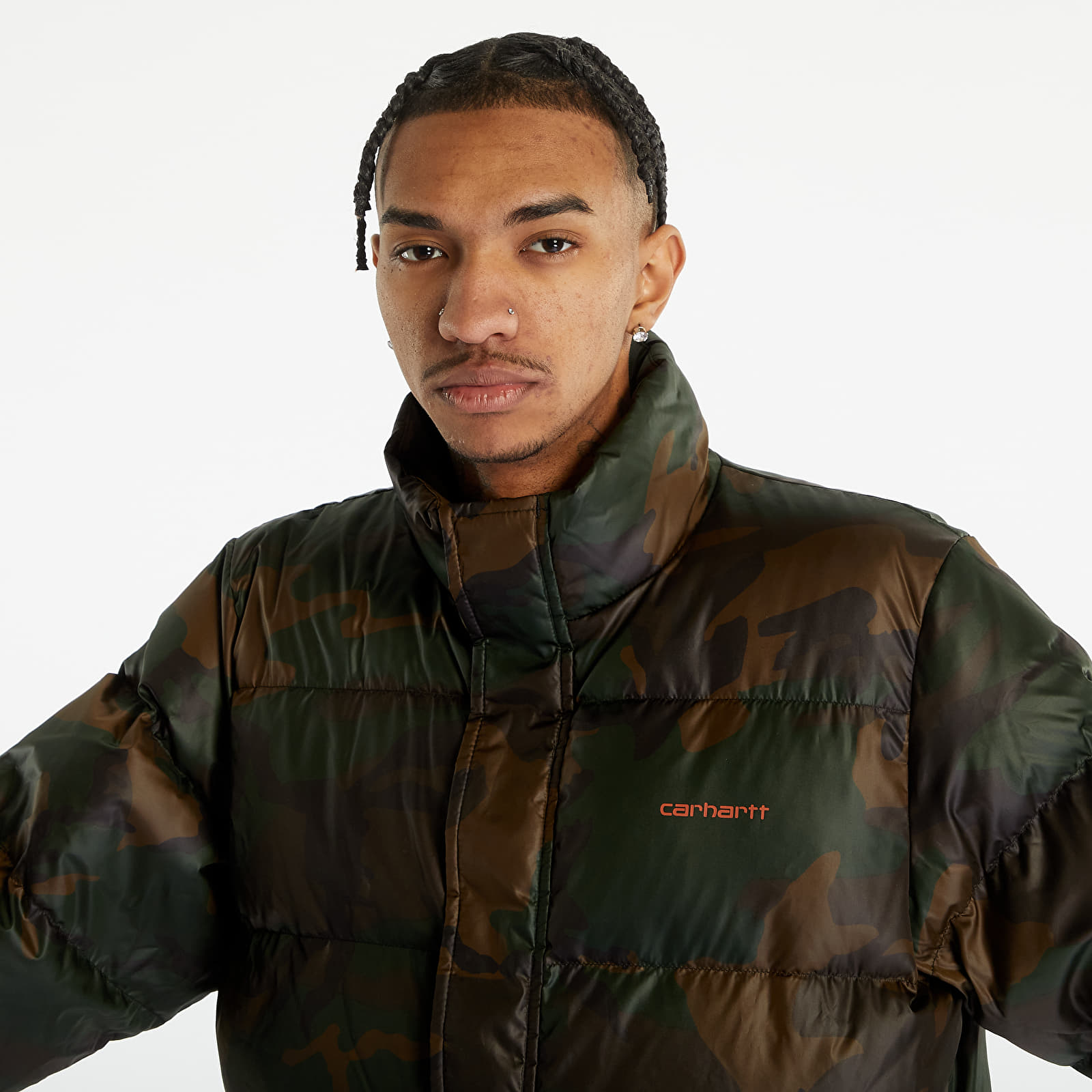 Bundy Carhartt WIP Daming Jacket Camo Green