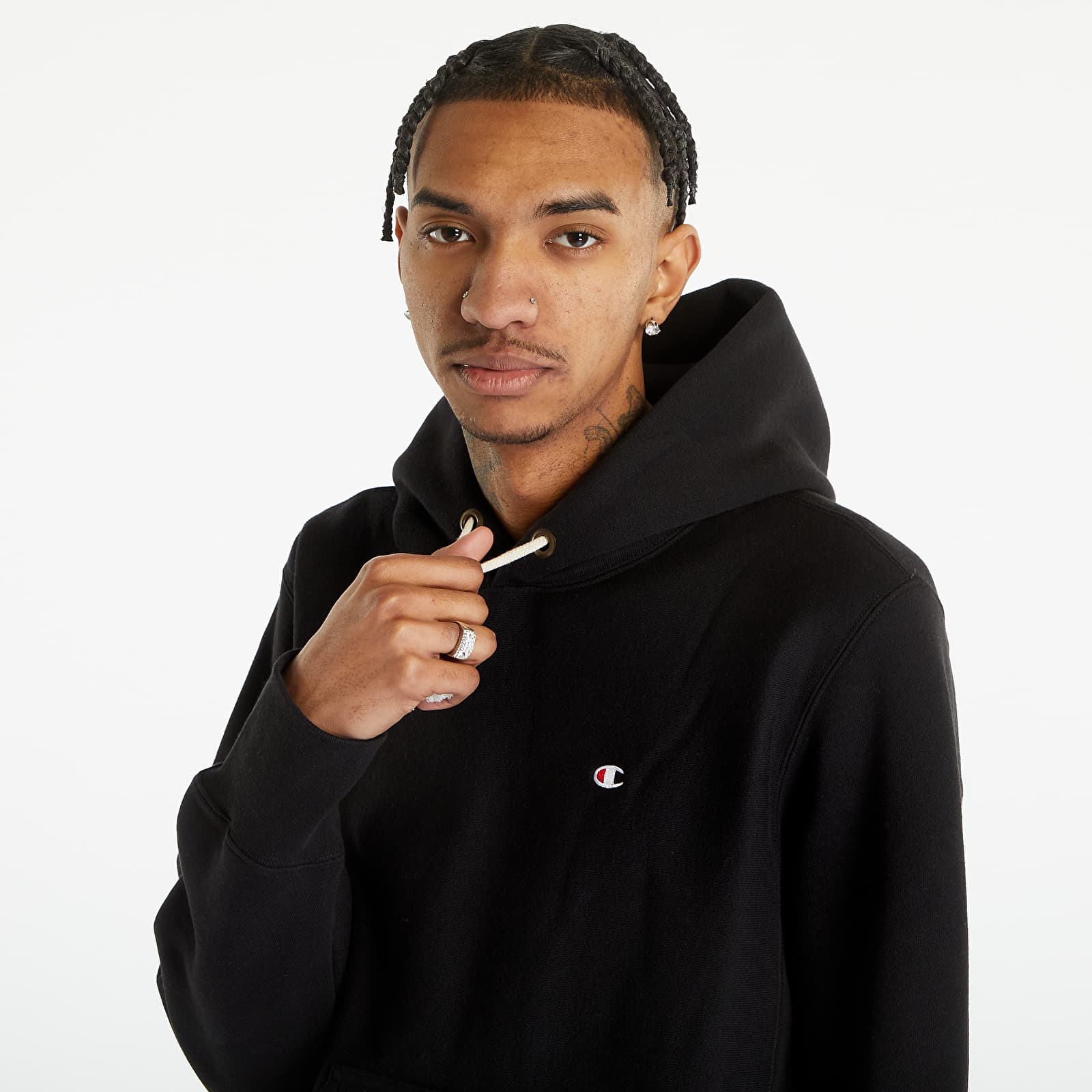 Champion pullover black hotsell