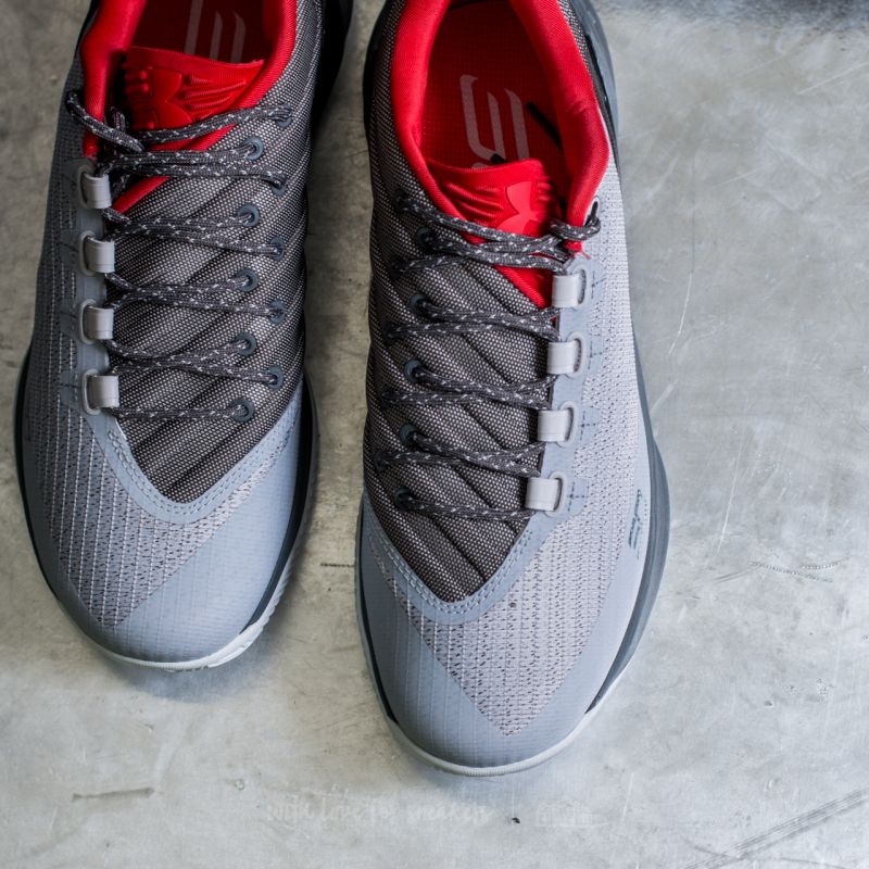 Men's shoes Under Armour Curry 3 Low Rhino Grey / Pomegranate