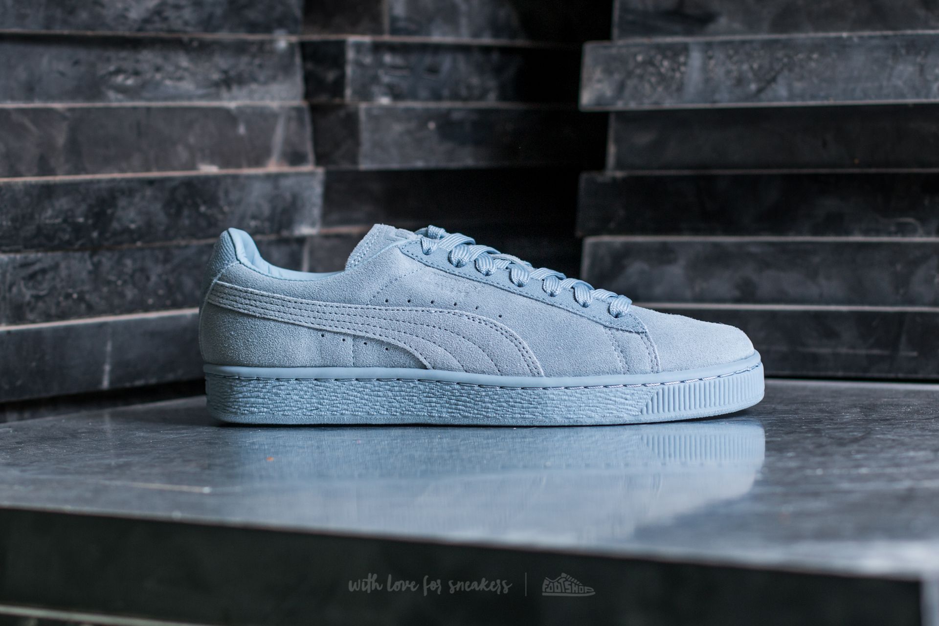 Puma suede clearance blue fog