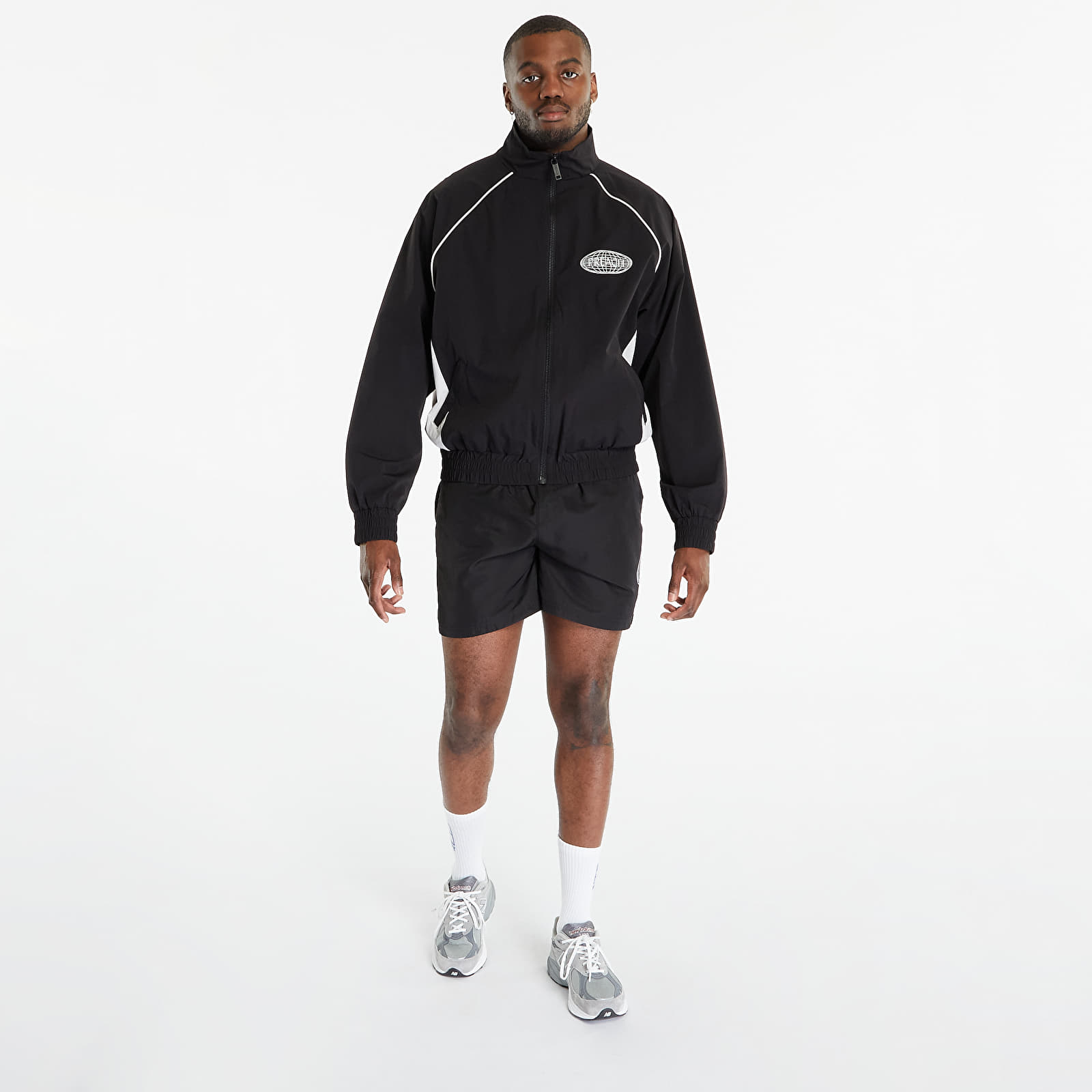 Μπουφάν PREACH Universe Track Jacket Black/ Bone