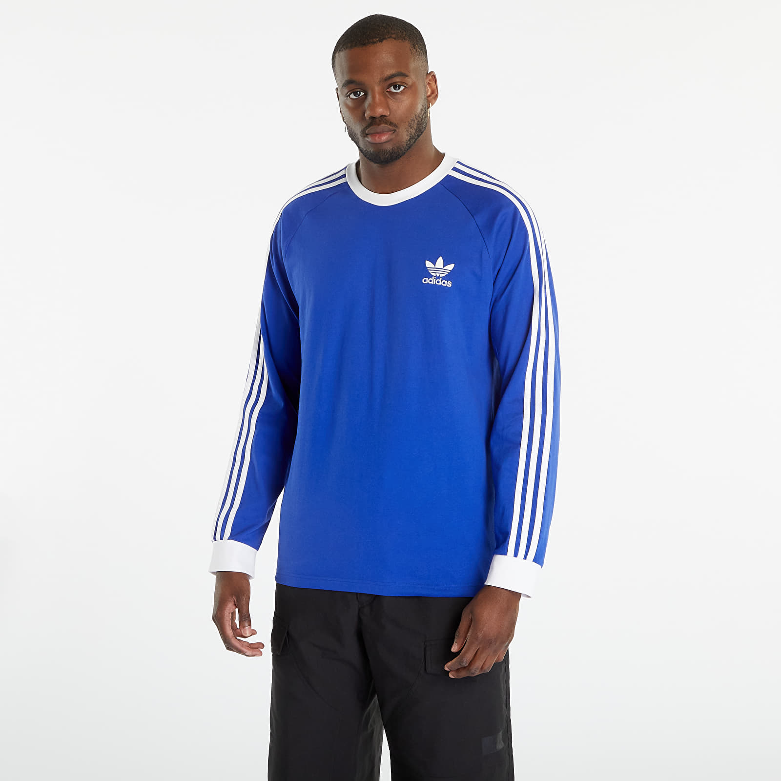 Adidas blue long new arrivals sleeve