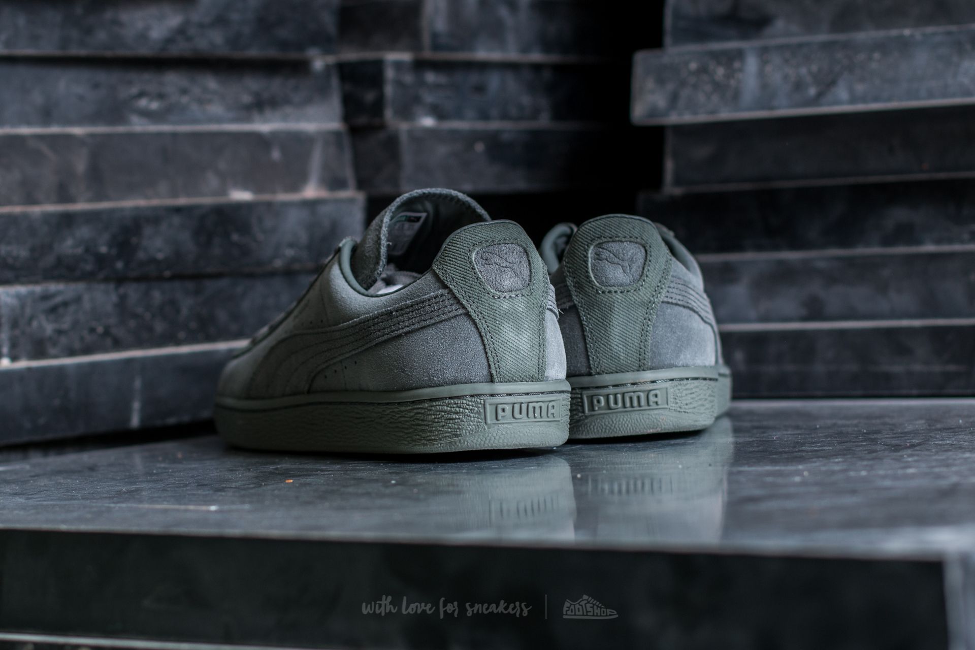 Puma suede shop agave green