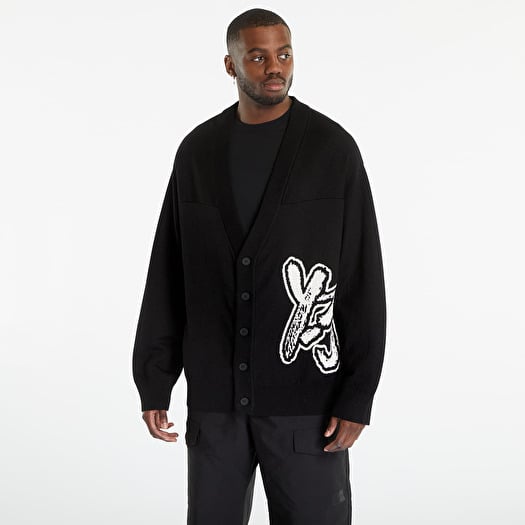 Sweaters Y 3 Logo Knit Cardigan Black Footshop