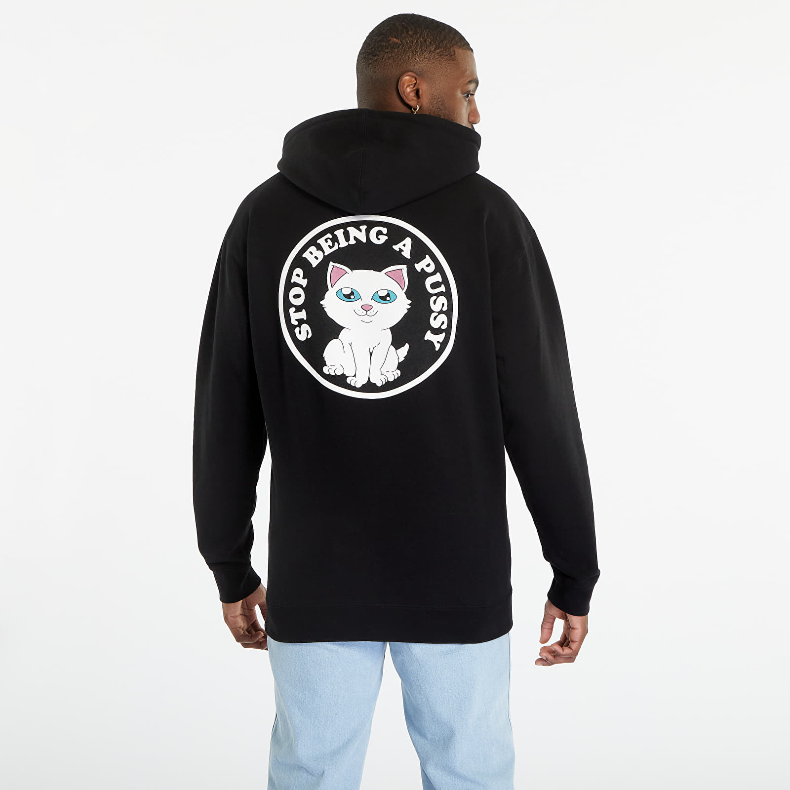 Hoodies and sweatshirts RIPNDIP Stop Being A Pussy Hoodie Black