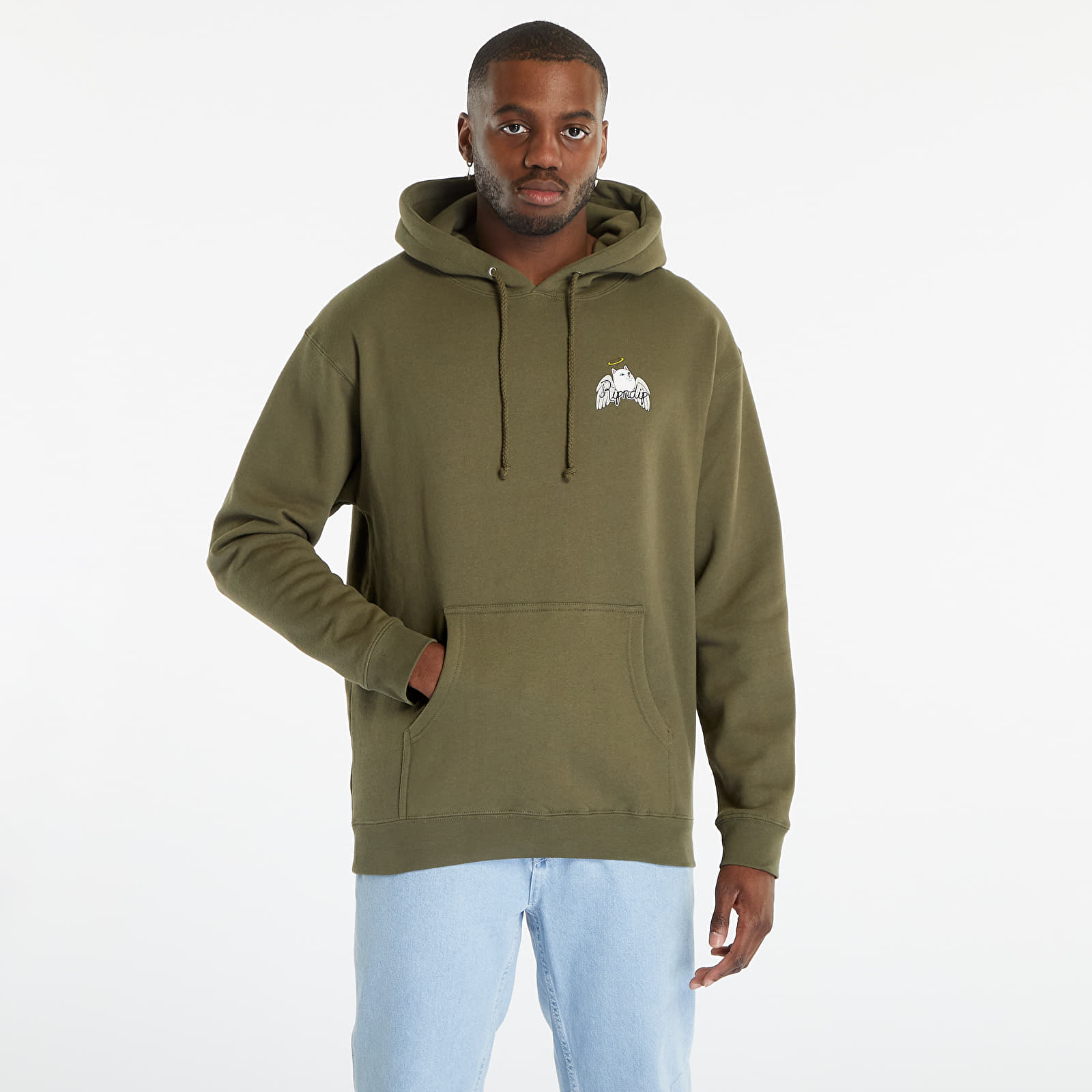 Hoodies and sweatshirts RIPNDIP Shadow Friend Hoodie Army