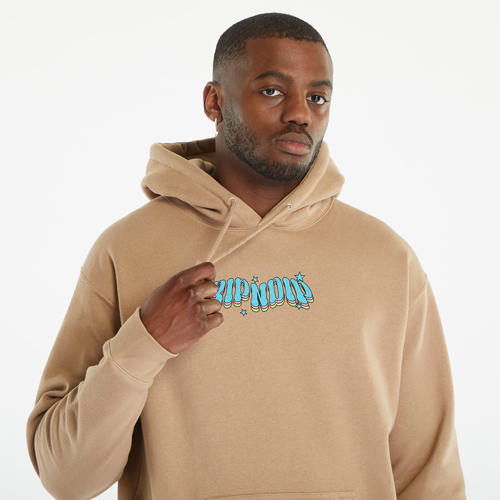 Hoodies and sweatshirts  RIPNDIP Tears To Heaven Hoodie Sandstone