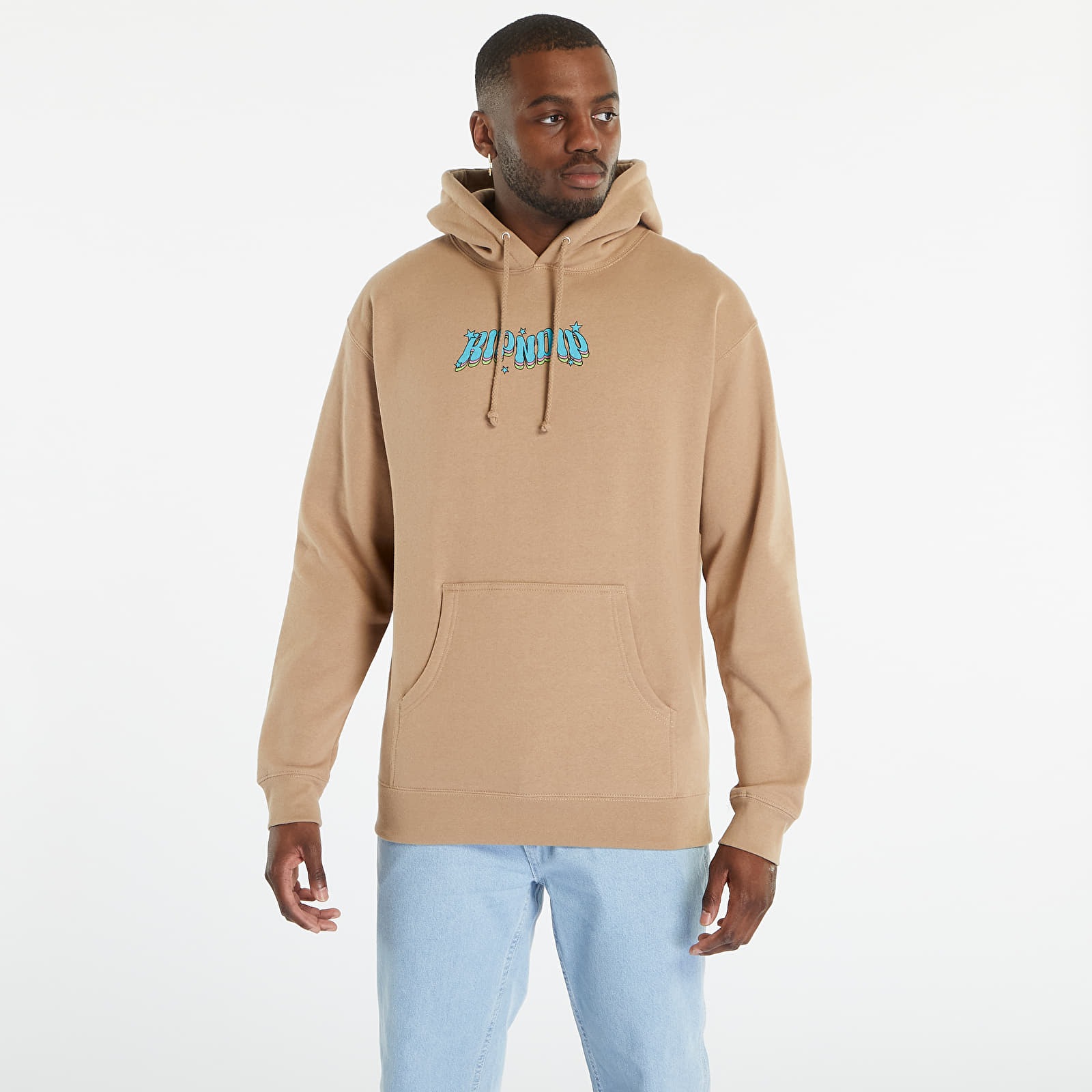 Hoodies and sweatshirts  RIPNDIP Tears To Heaven Hoodie Sandstone