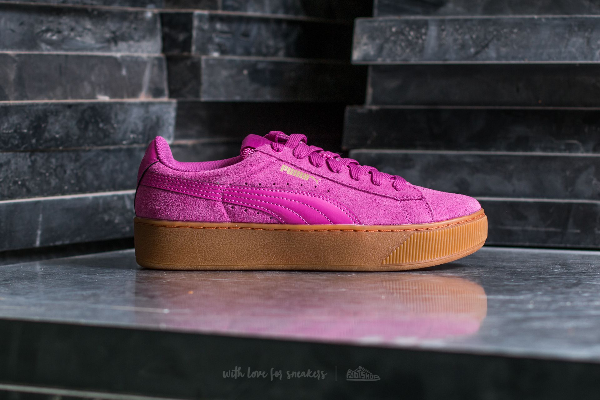 Puma vikky platform grey violet shop