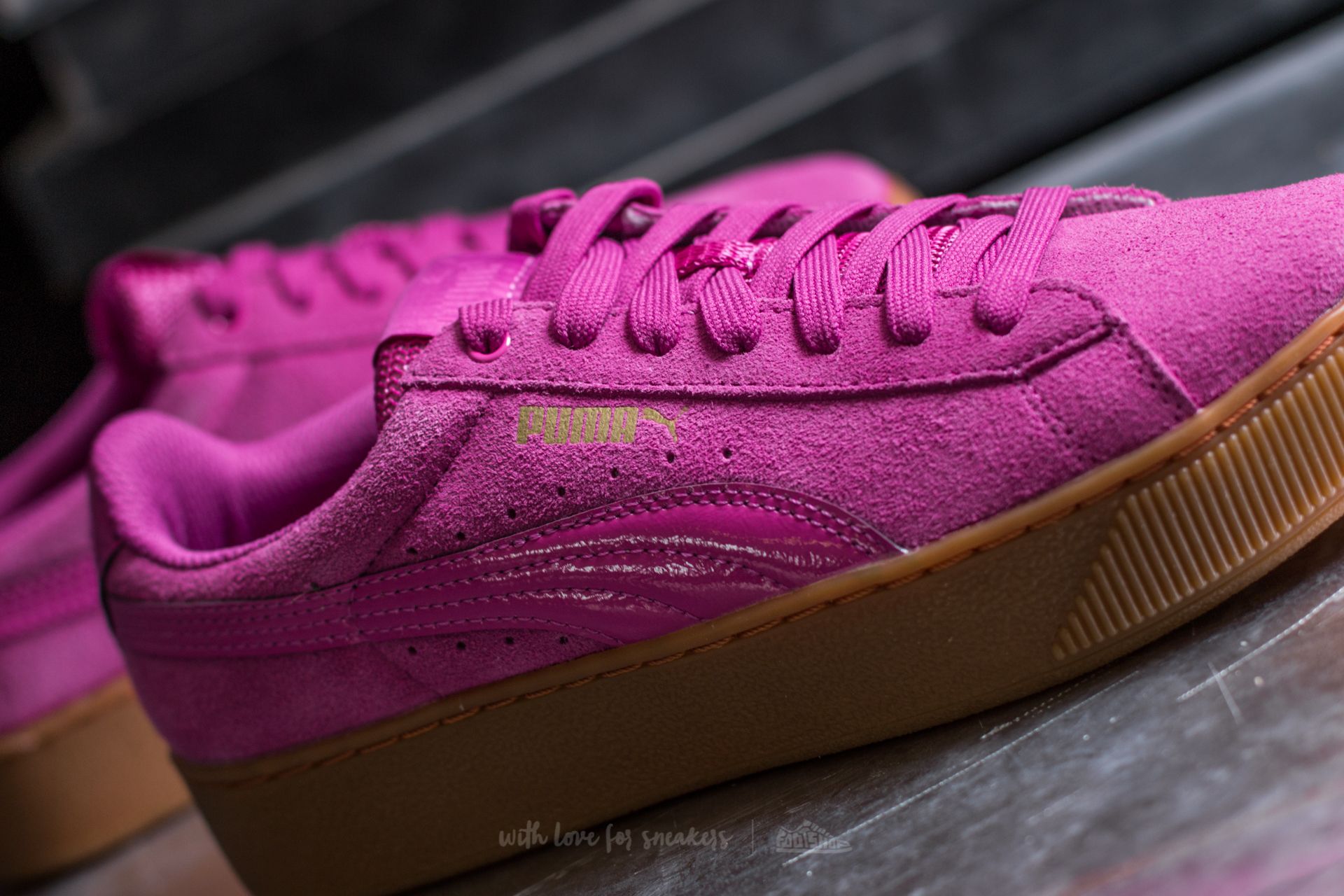 Puma vikky cheap platform purple