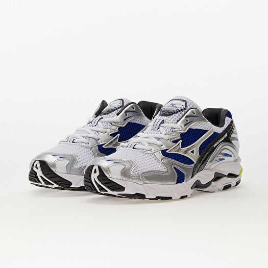 Men s shoes Mizuno Wave Rider 10 White Silver Surf the Web Footshop