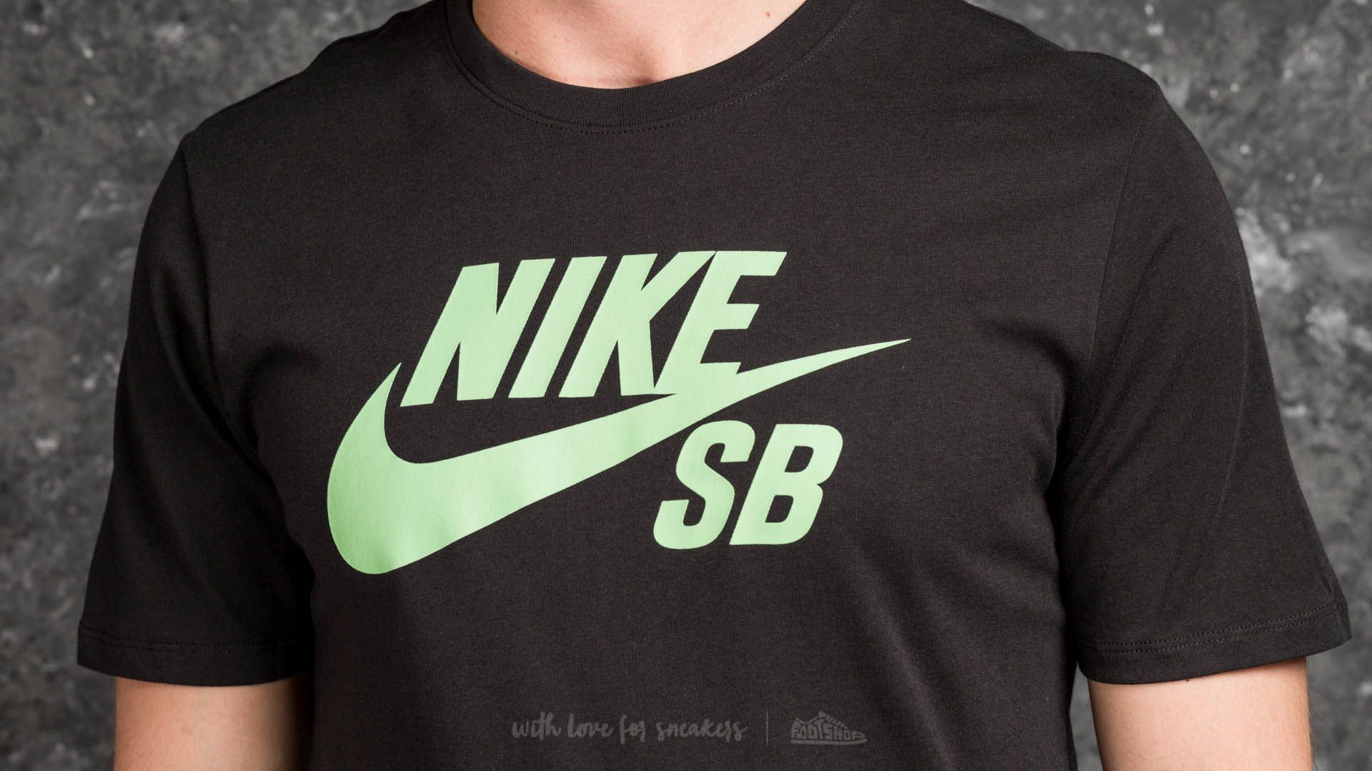 Pólók Nike SB Logo Tee Black
