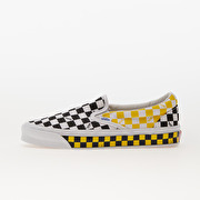 Yellow checkerboard vans best sale size 4