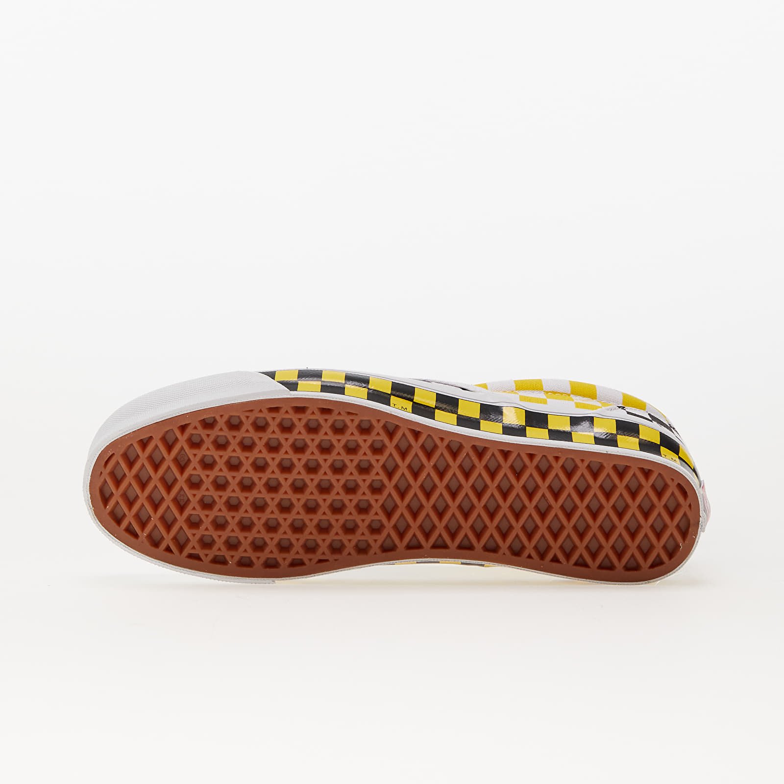 Men s shoes Vans Vault OG Classic Slip On LX Vault Checkerboard Black Yellow Footshop