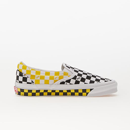 Yellow checkered vans womens deals