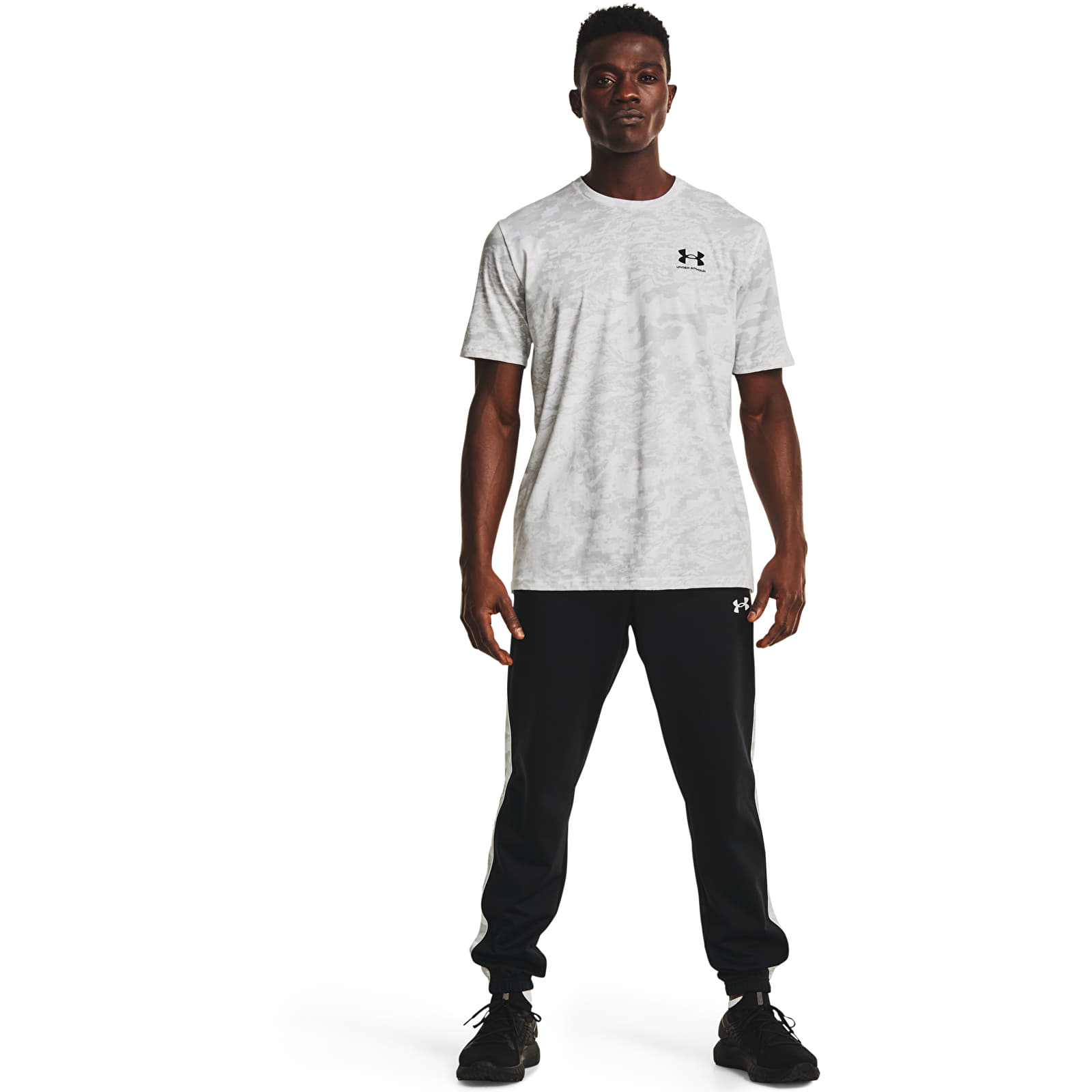 T-shirts Under Armour Abc Camo SS White/ Mod Gray