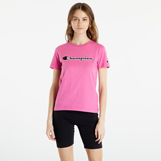 Tricou Champion Crewneck T-Shirt Dark Pink