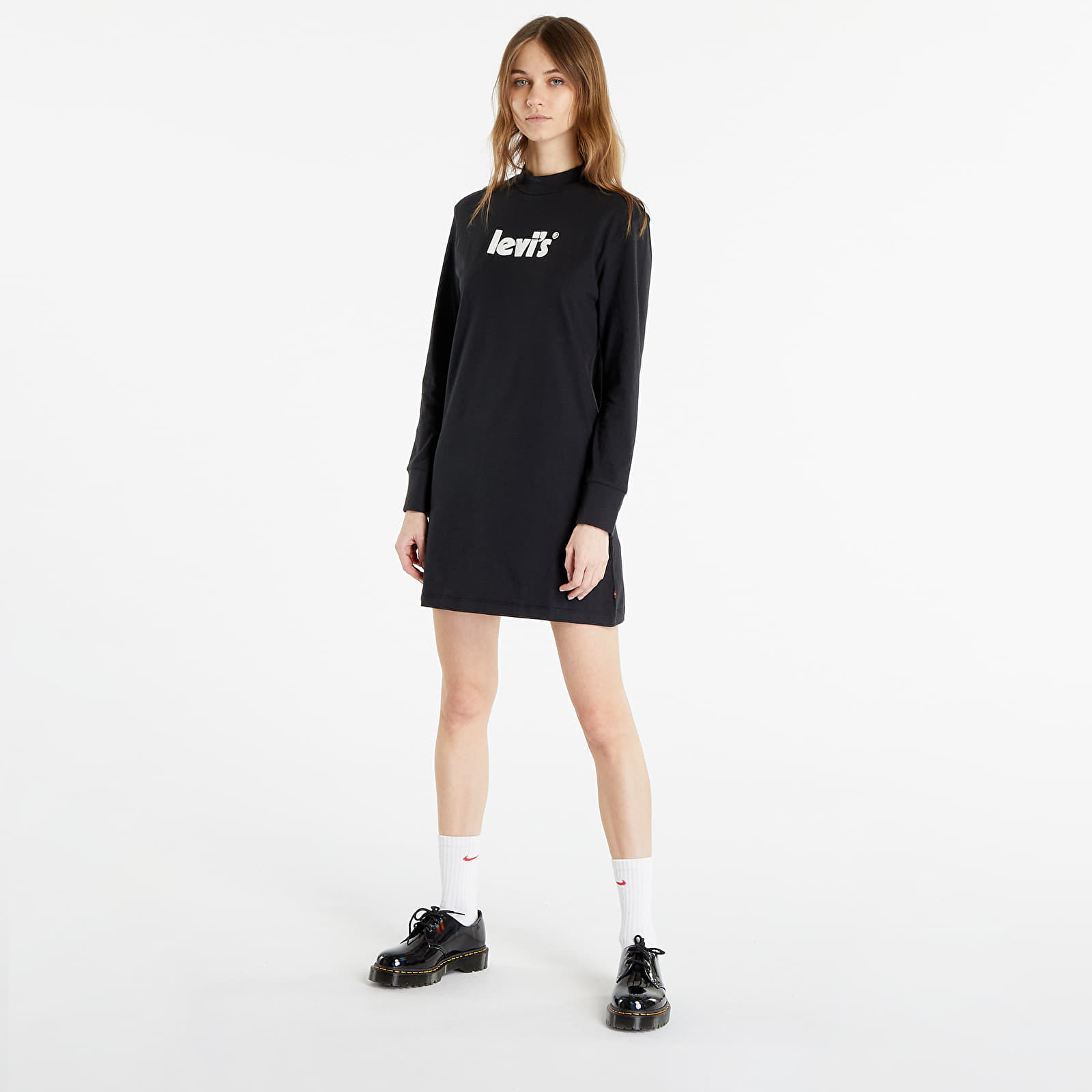 Levi's® LS Graphic Knit Dress Black S