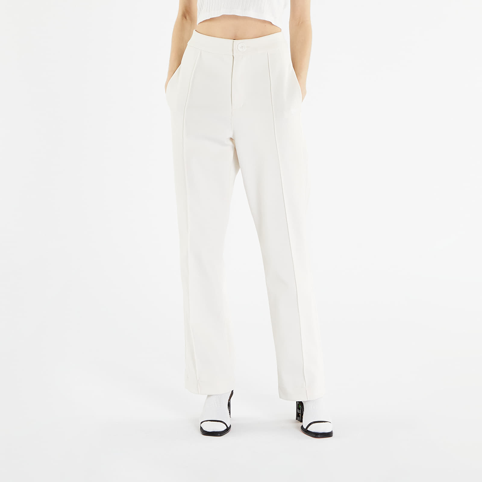 Pants adidas Blue Version Club High Waisted Pants Chalk White
