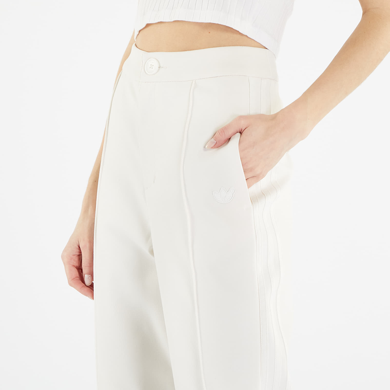 Pants adidas Blue Version Club High Waisted Pants Chalk White