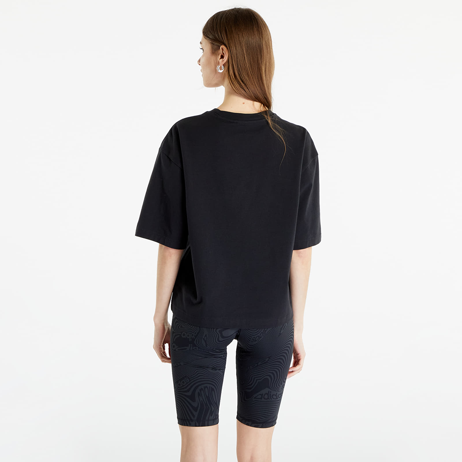 T-shirts adidas Originals Houndstooth Trefoil Infill Tee Black