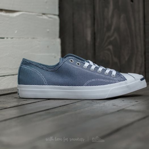 靴 CONVERSE ADDICT JACK PURCELL NH OX NAVY CONVERSE ADDICT】- JACK PURCELL CANVAS SLIP-ON / NAVY