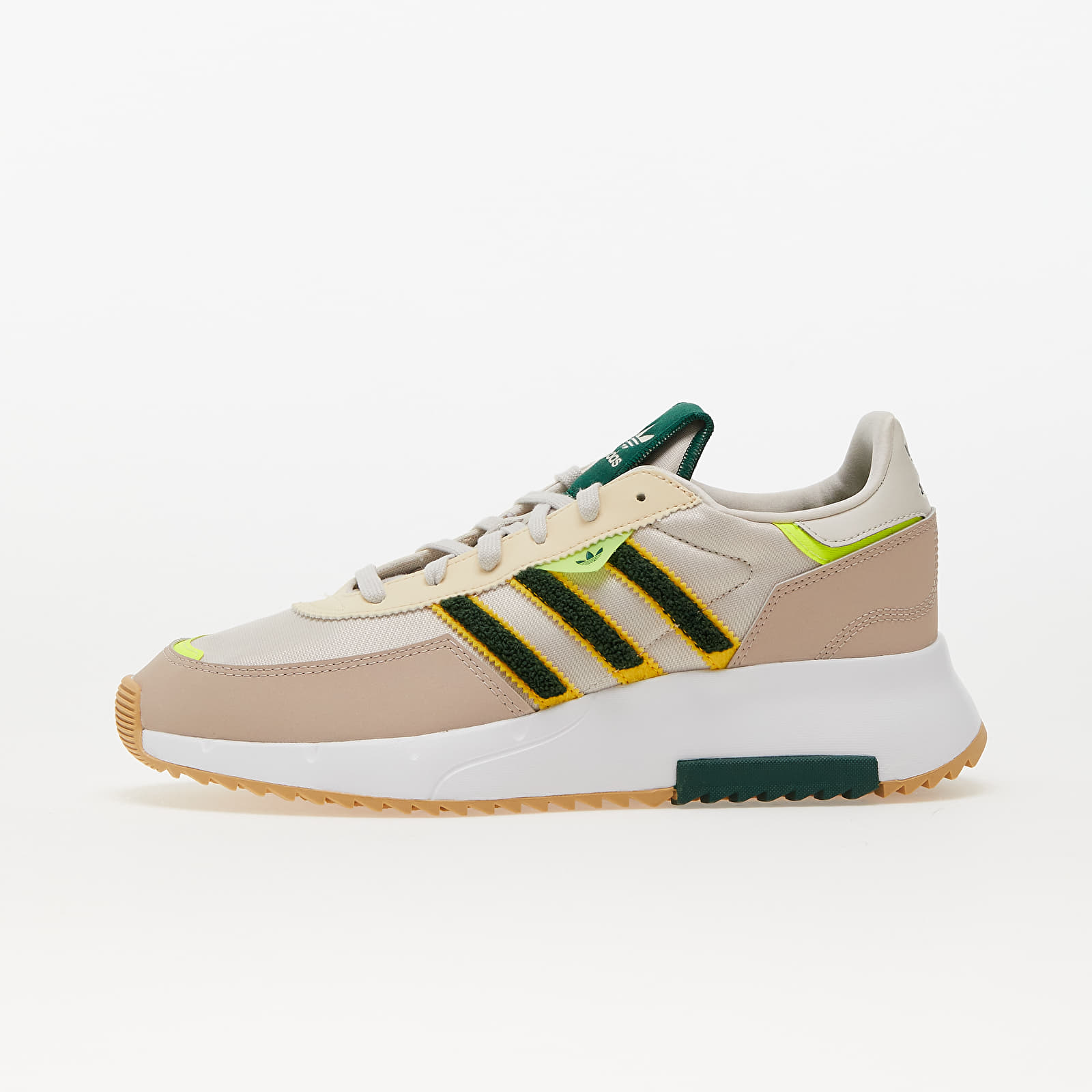 Zapatillas Hombre adidas Retropy F2 Aluminium/ Dark Green/ Solar Yellow