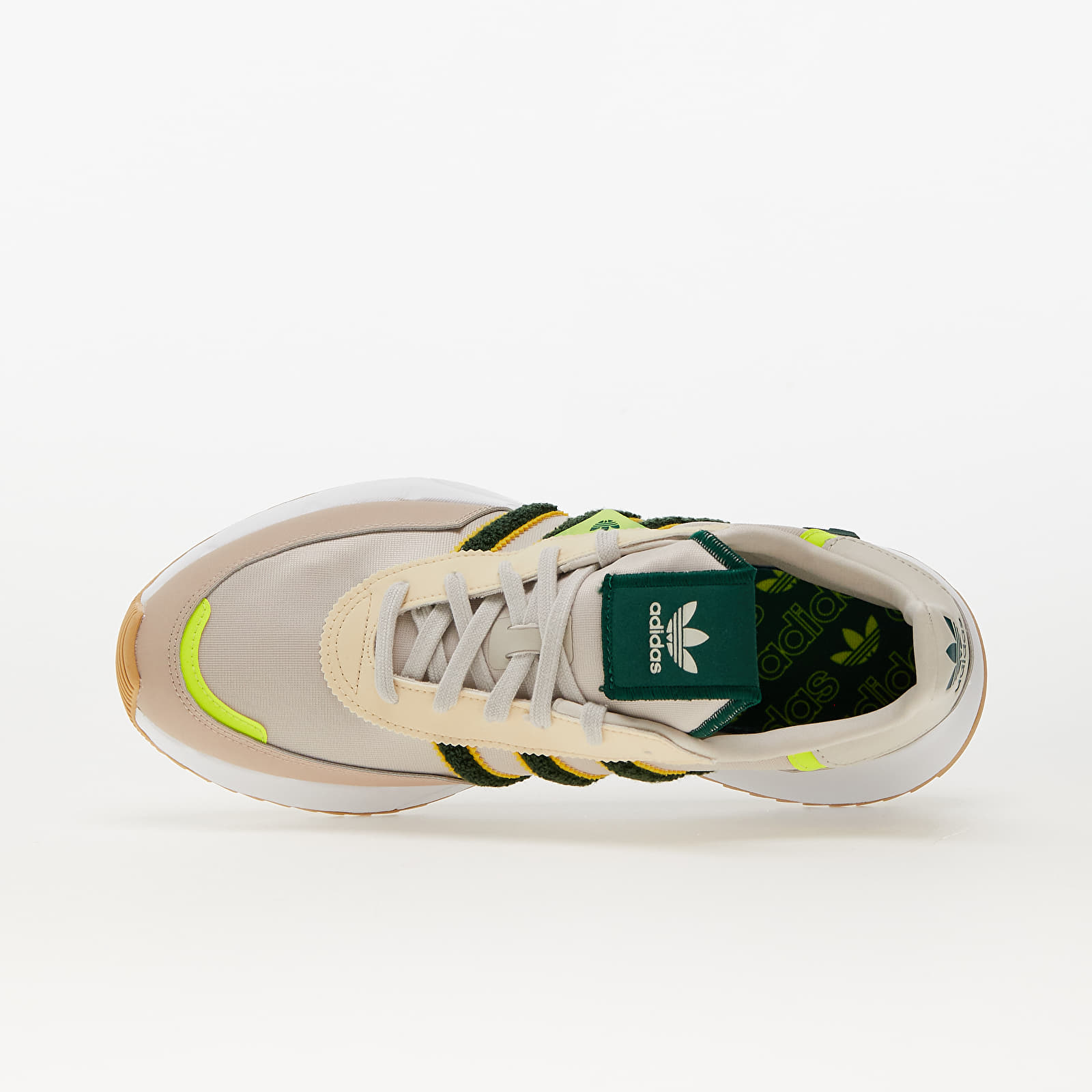 Zapatillas Hombre adidas Retropy F2 Aluminium/ Dark Green/ Solar Yellow