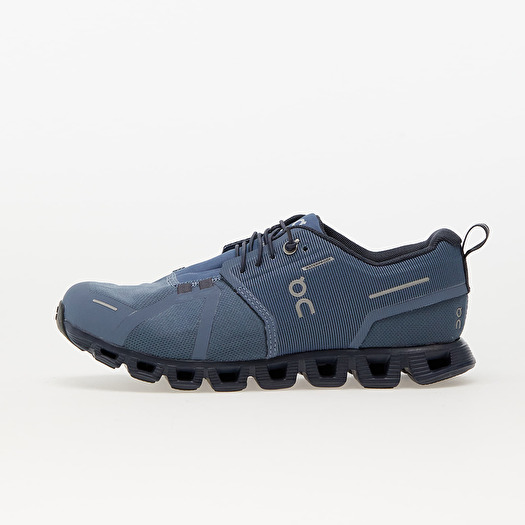 On W Cloud 5 Waterproof Metal/ Navy | Footshop