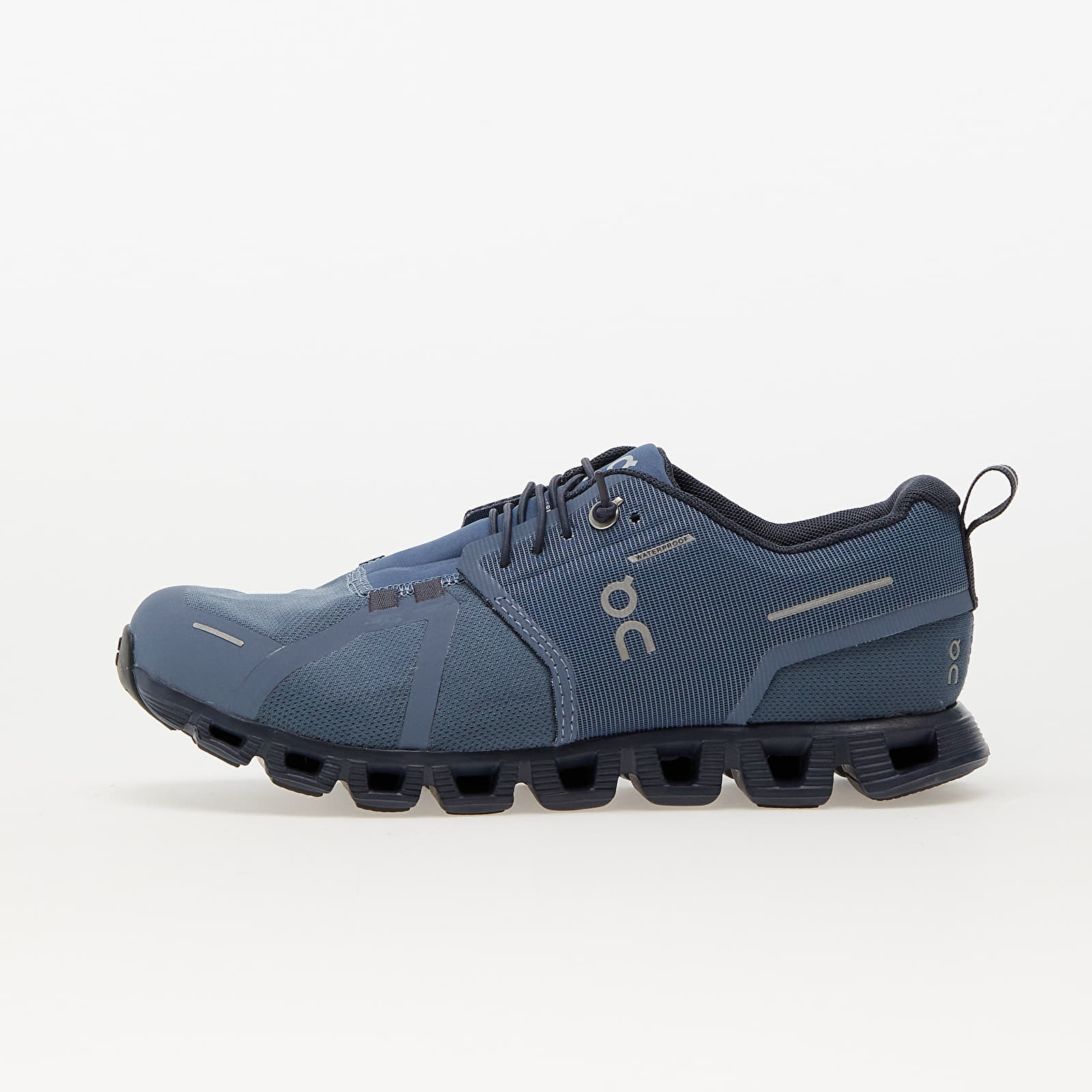 Scarpe donna On W Cloud 5 Waterproof Metal/ Navy