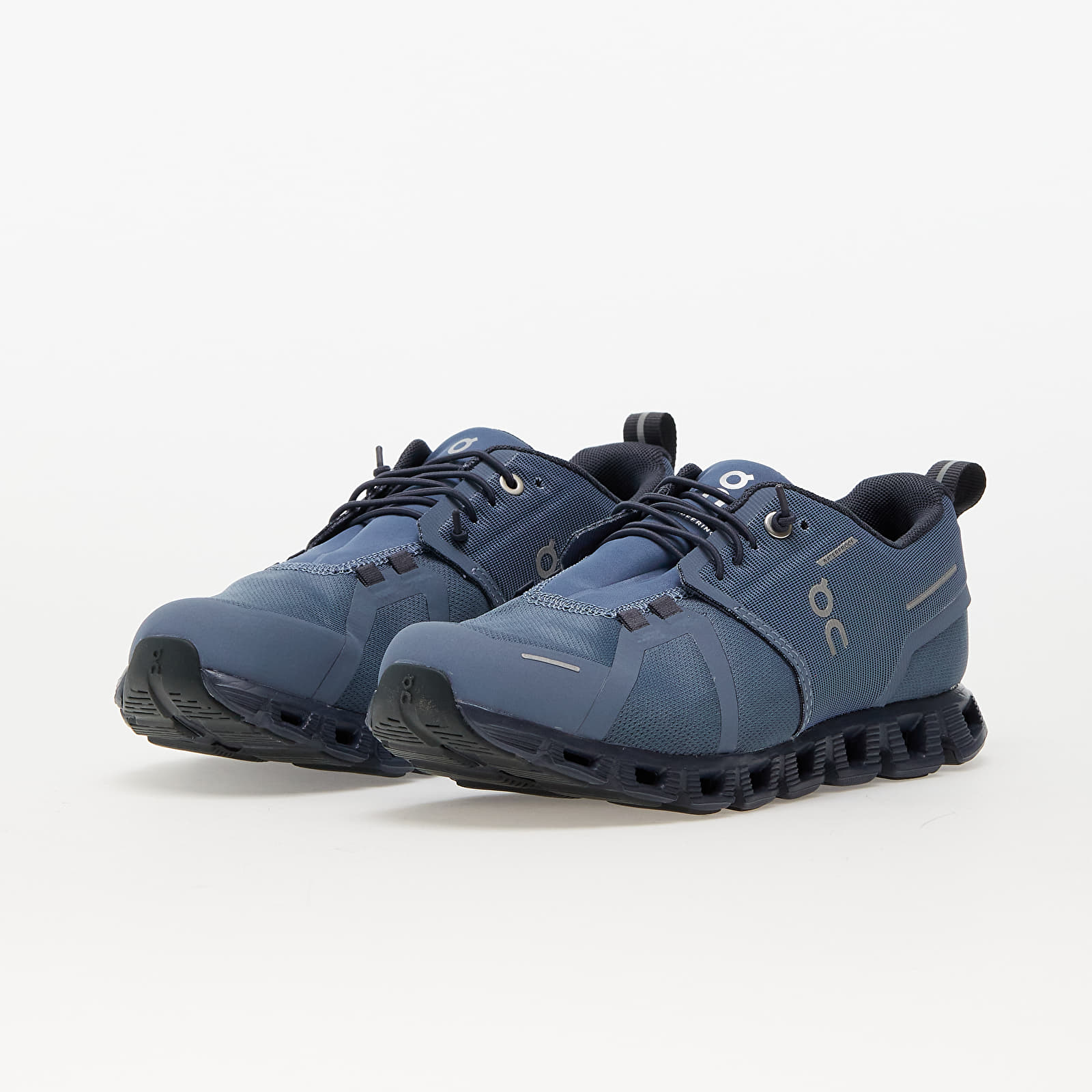 Scarpe donna On W Cloud 5 Waterproof Metal/ Navy