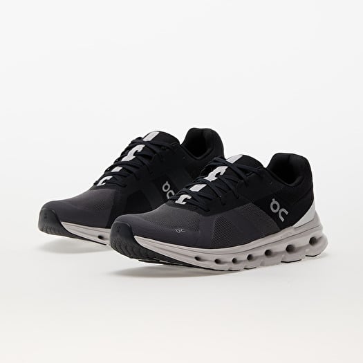 美品　On Cloudrunner　Eclipse/Frost Men's Cloudrunner | Black & Grey | On New Zealand