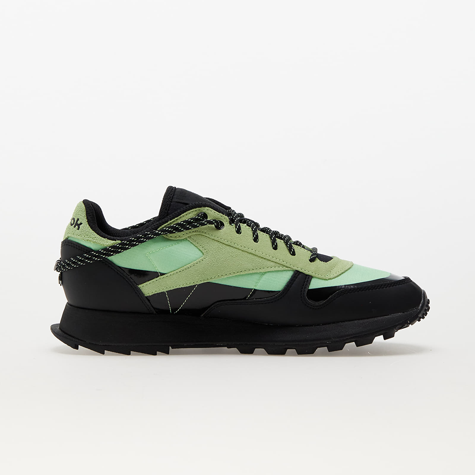Férfi cipők Reebok x Pleasures Classic Leather Neon Mint/ Core Black/ Core Black
