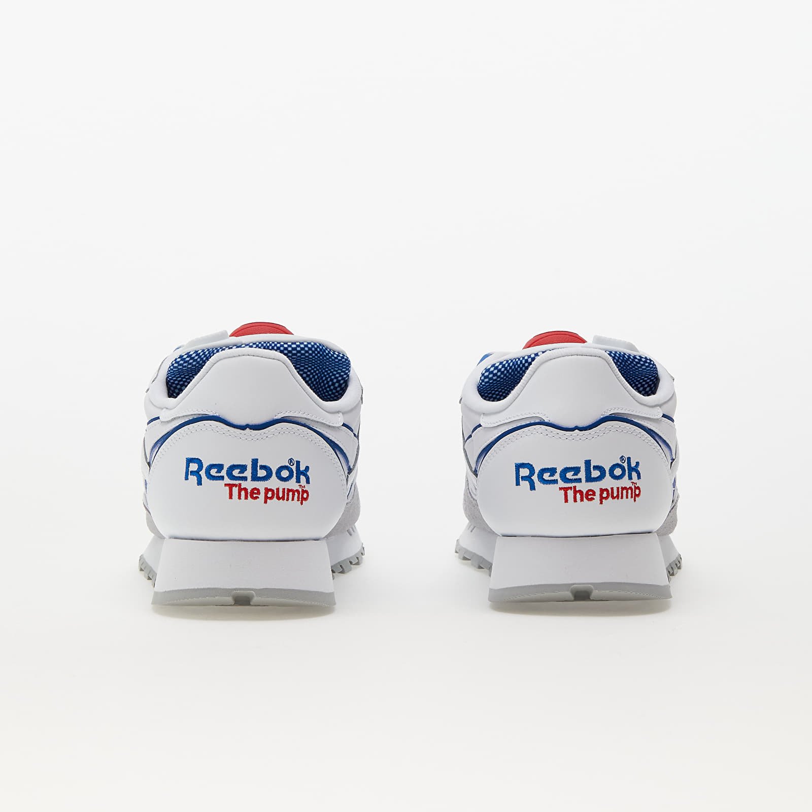 Vyriška avalynė Reebok Classic Leather Pump Ftw White/ Vector Blue/ Vector Red