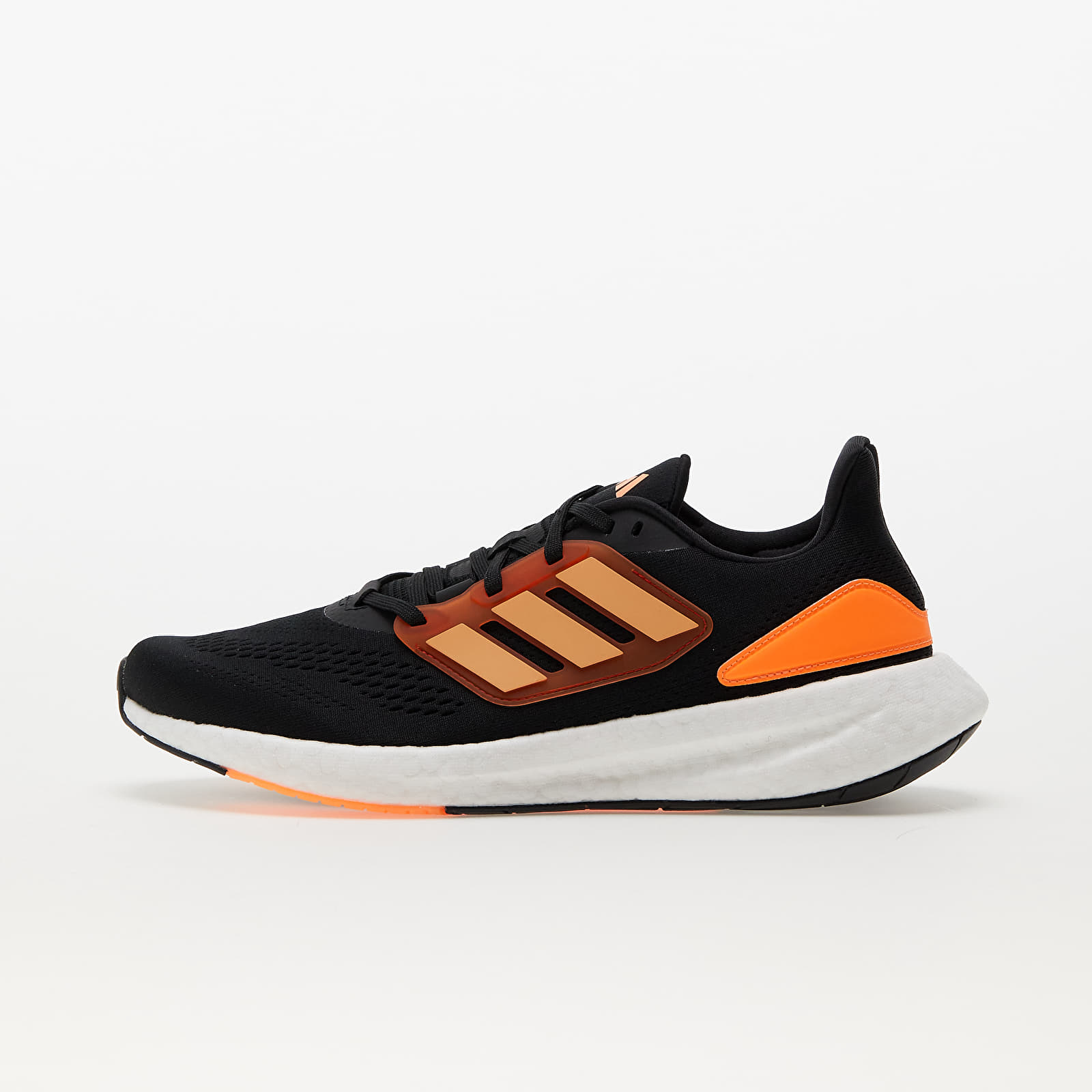 Vyriška avalynė adidas PureBOOST 22 Core Black/ Acid Orange/ Preloved Red