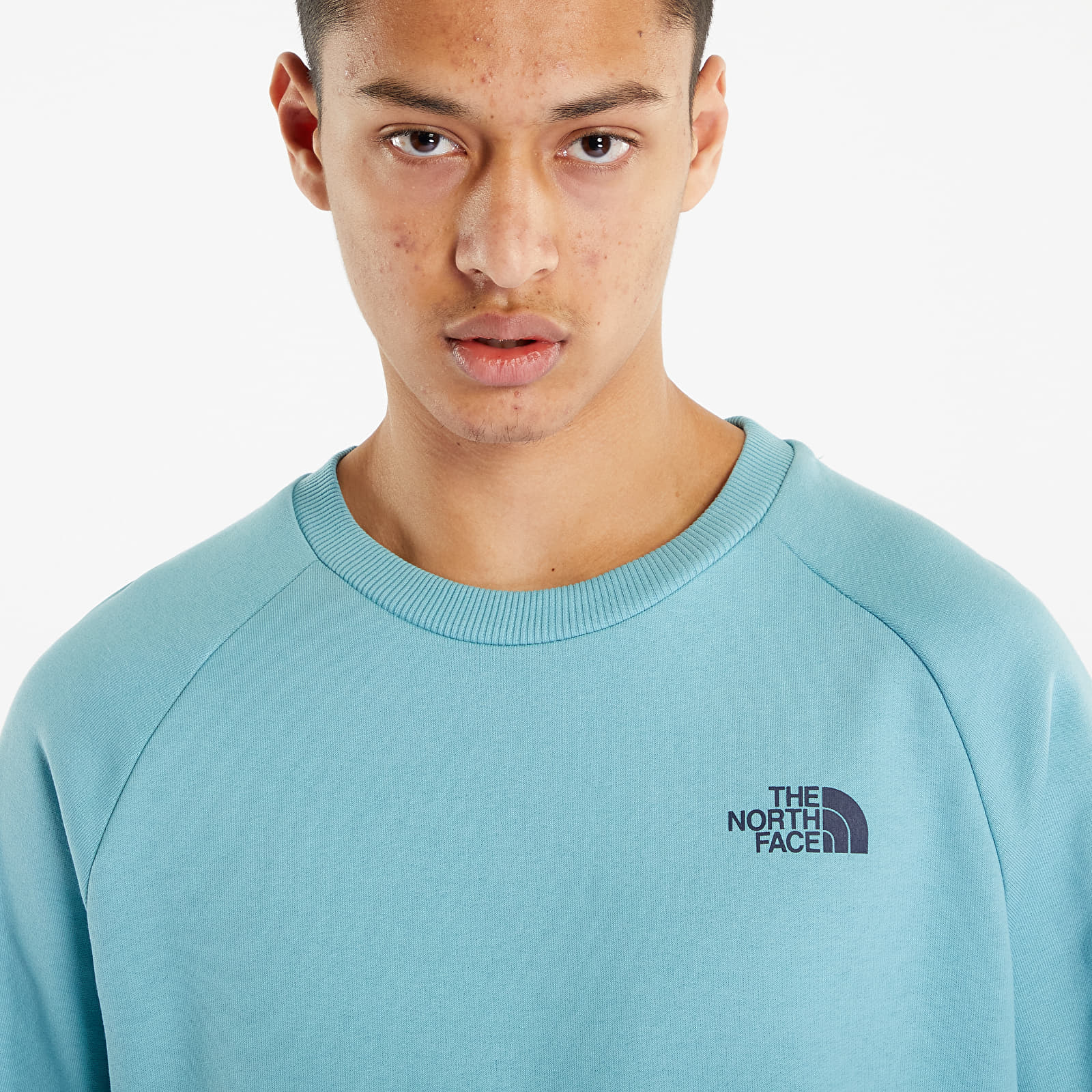 Hoodies and sweatshirts  The North Face Raglan Redbox Crew - New Reef Waters/ Summit Navy