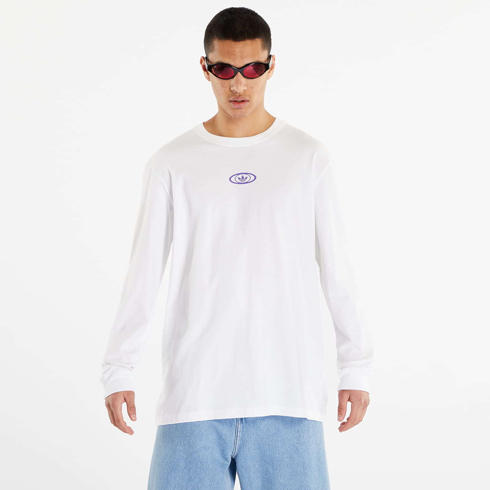 Majice T-shirt adidas LongSleeve Tee White