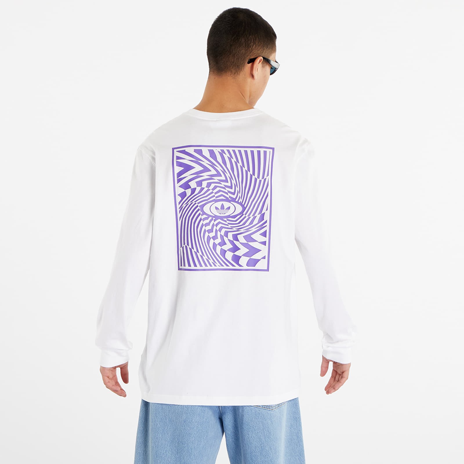 Majice T-shirt adidas LongSleeve Tee White