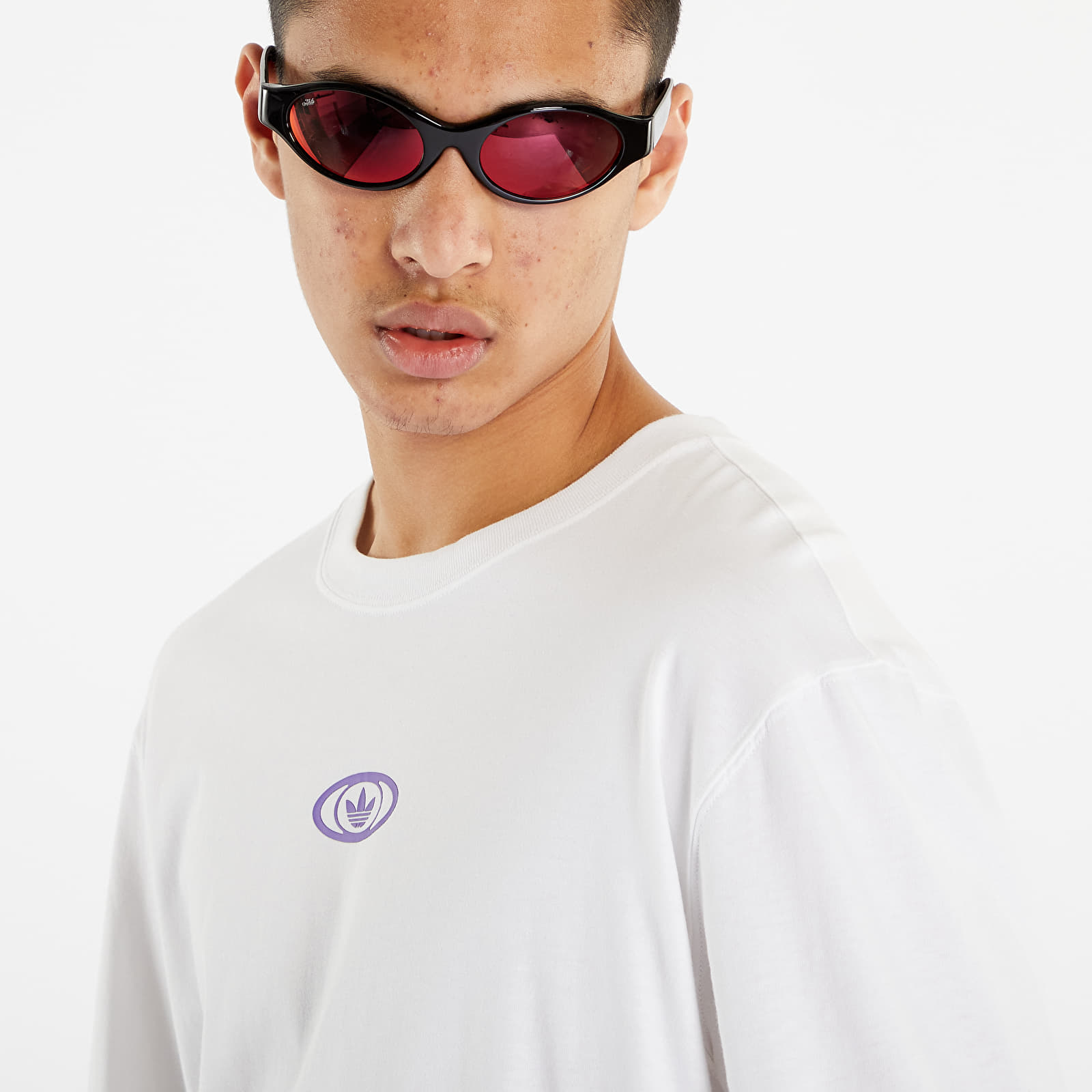 Majice T-shirt adidas LongSleeve Tee White