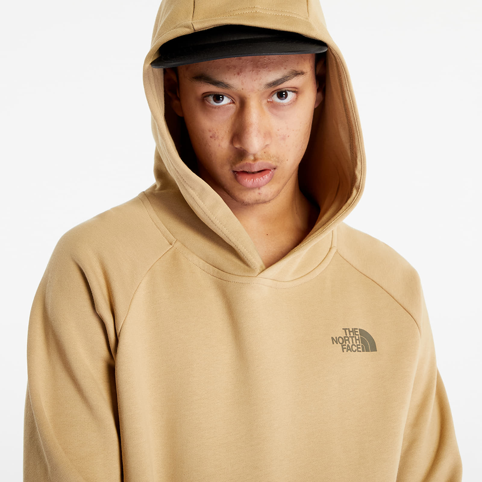 North face outlet khaki hoodie