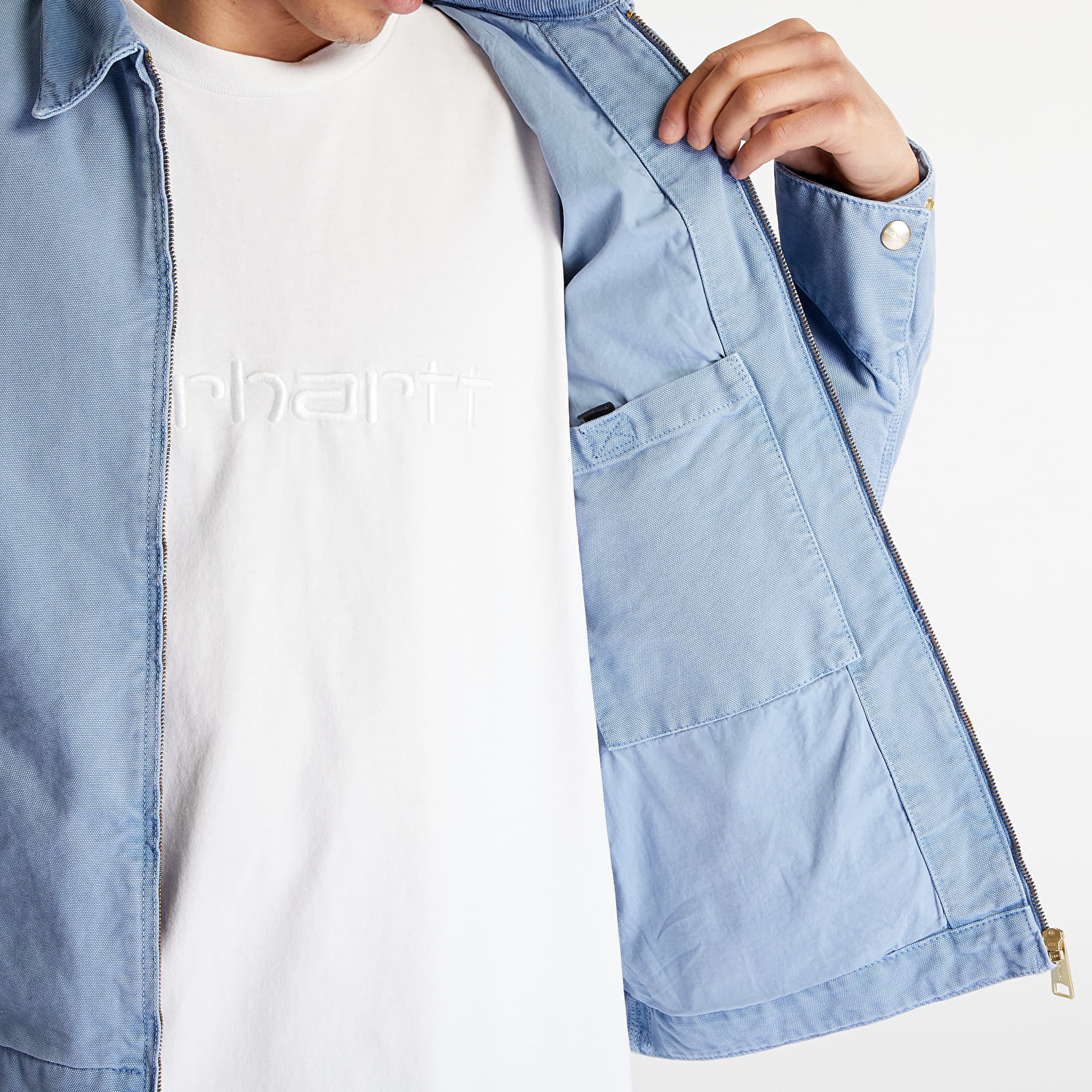 Jakne  Carhartt WIP Detroit Jacket Piscine/ Piscine Faded