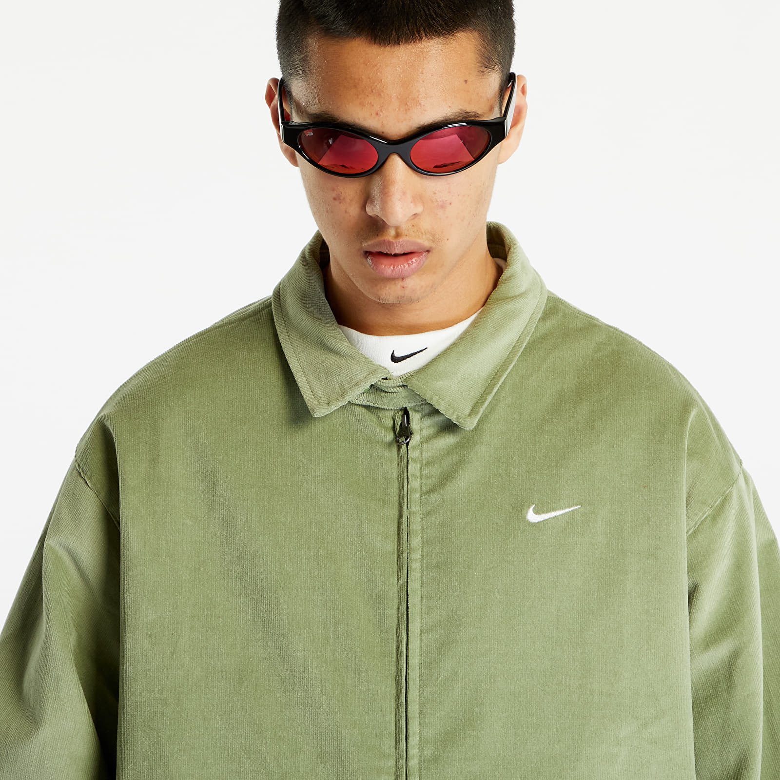 Striukės Nike Life Men's Harrington Jacket Oil Green/ White