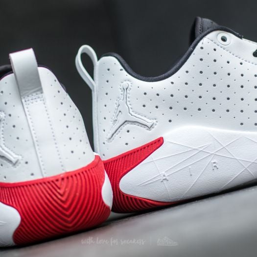 Jordan 23 shoes red and white hotsell