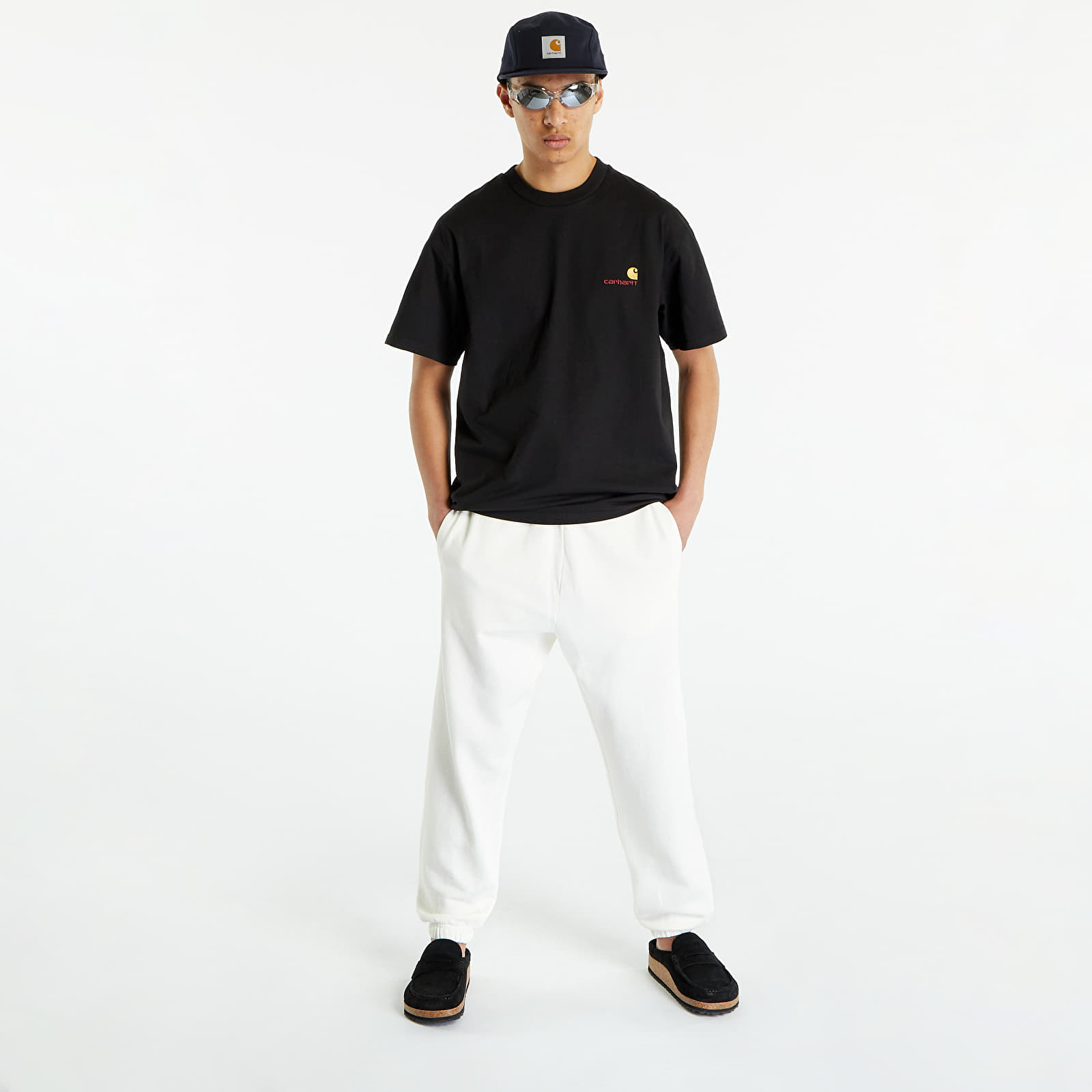Melegítő Carhartt WIP Nelson Sweat Pant Wax Garment Dyed